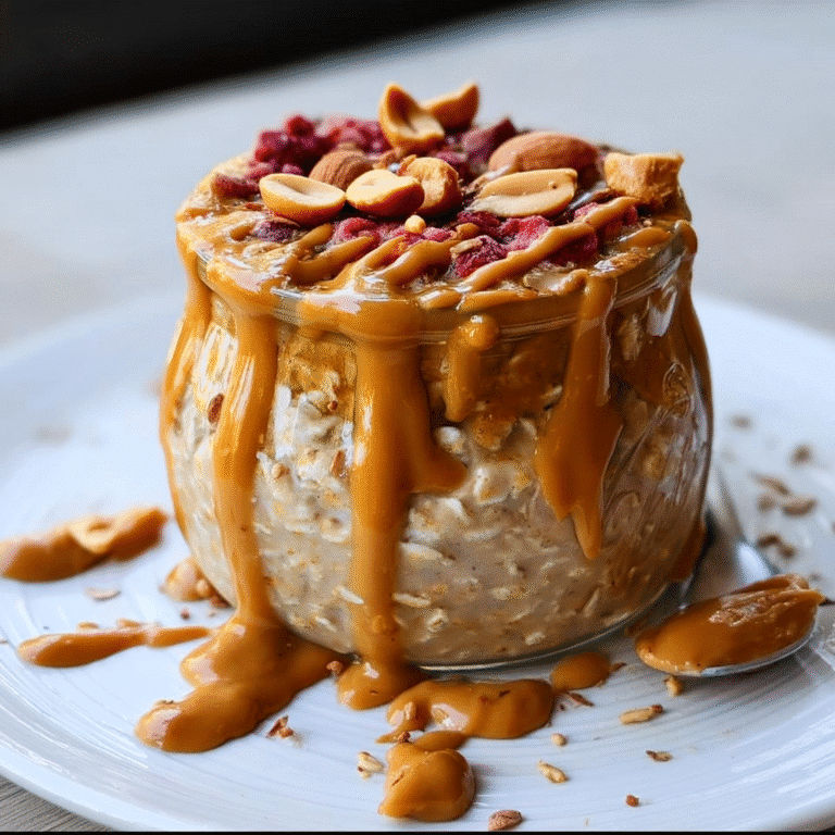 Peanut Butter Overnight Oats 6 Peanut Butter Overnight Oats