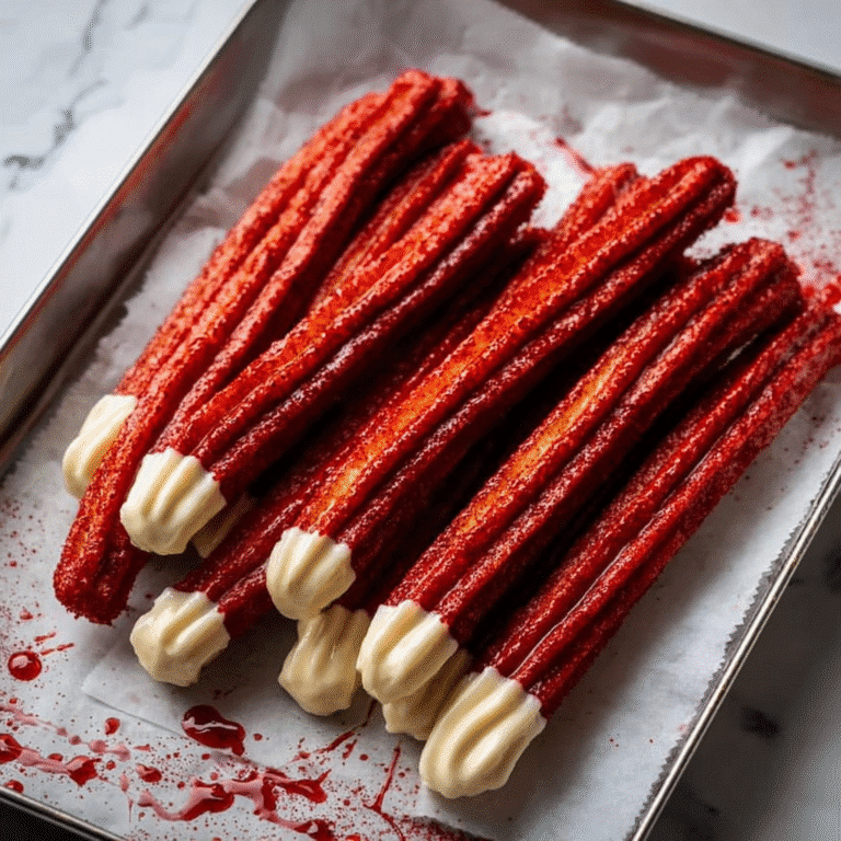 Red Velvet Churros 7 Red Velvet Churros