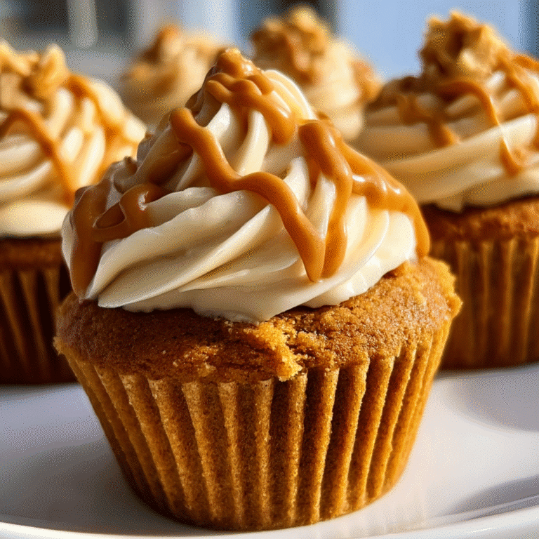 Pumpkin Cupcakes with Caramel and Peanut Butter 7 Pumpkin Cupcakes with Caramel and Peanut Butter