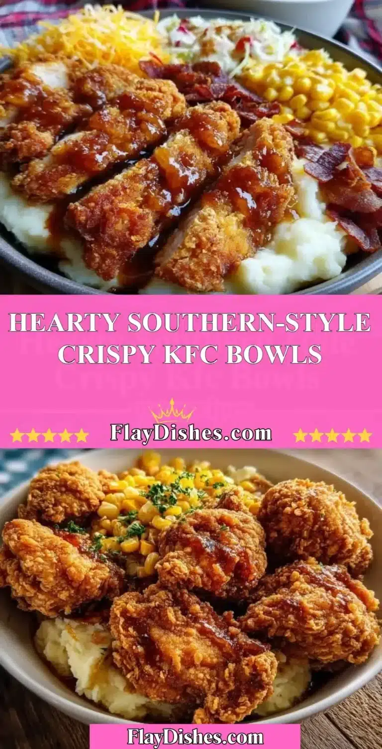 Hearty Southern-Style Crispy KFC Bowls 7 Delicious crispy KFC bowls with Southern-style ingredients and flavors