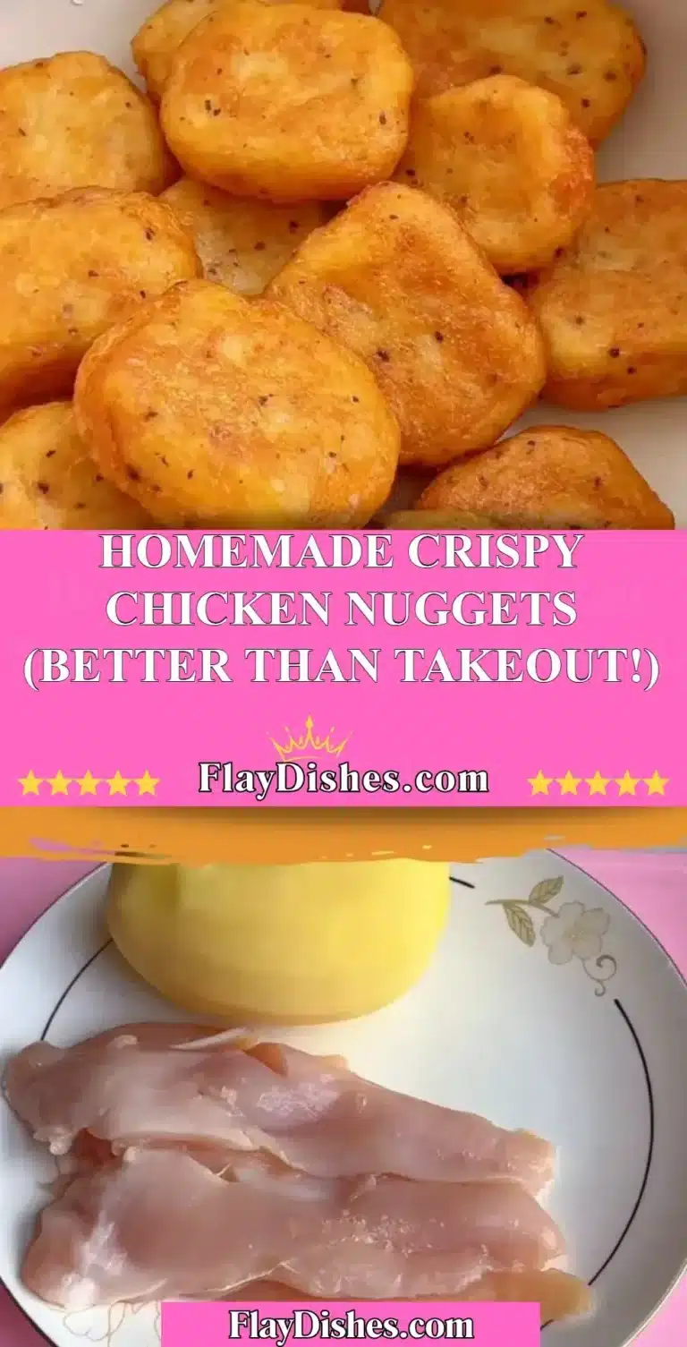 Homemade crispy chicken nuggets served with dipping sauce