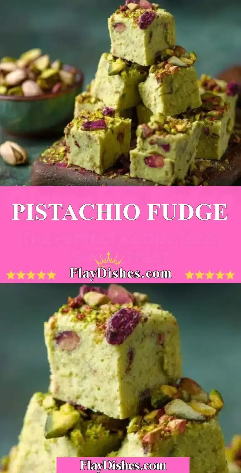 Pistachio Fudge 5 Delicious homemade pistachio fudge with nuts and cream
