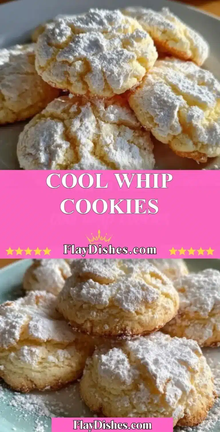 Plate of homemade Cool Whip Cookies with colorful sprinkles.