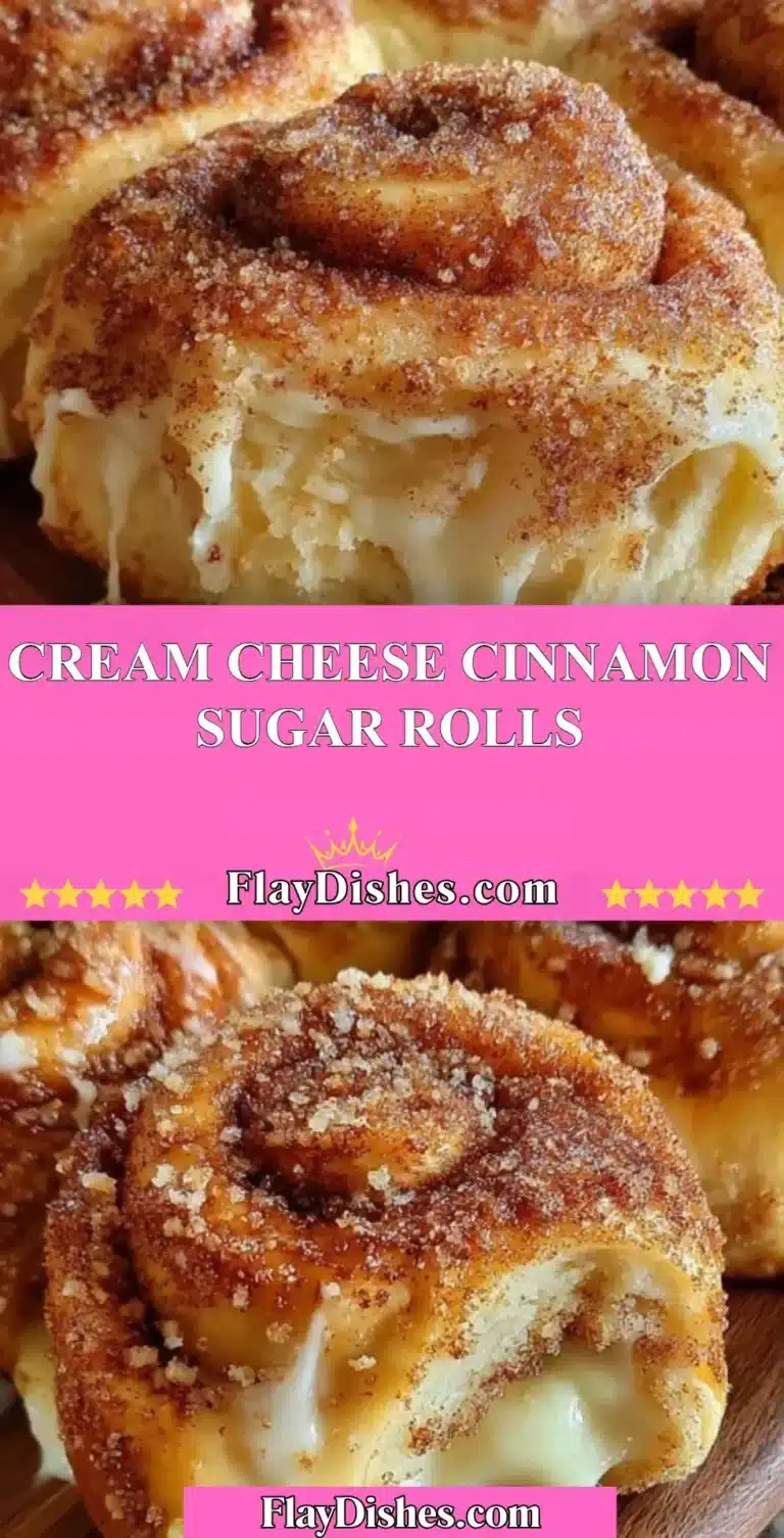 Delicious cream cheese cinnamon sugar rolls topped with a sweet glaze