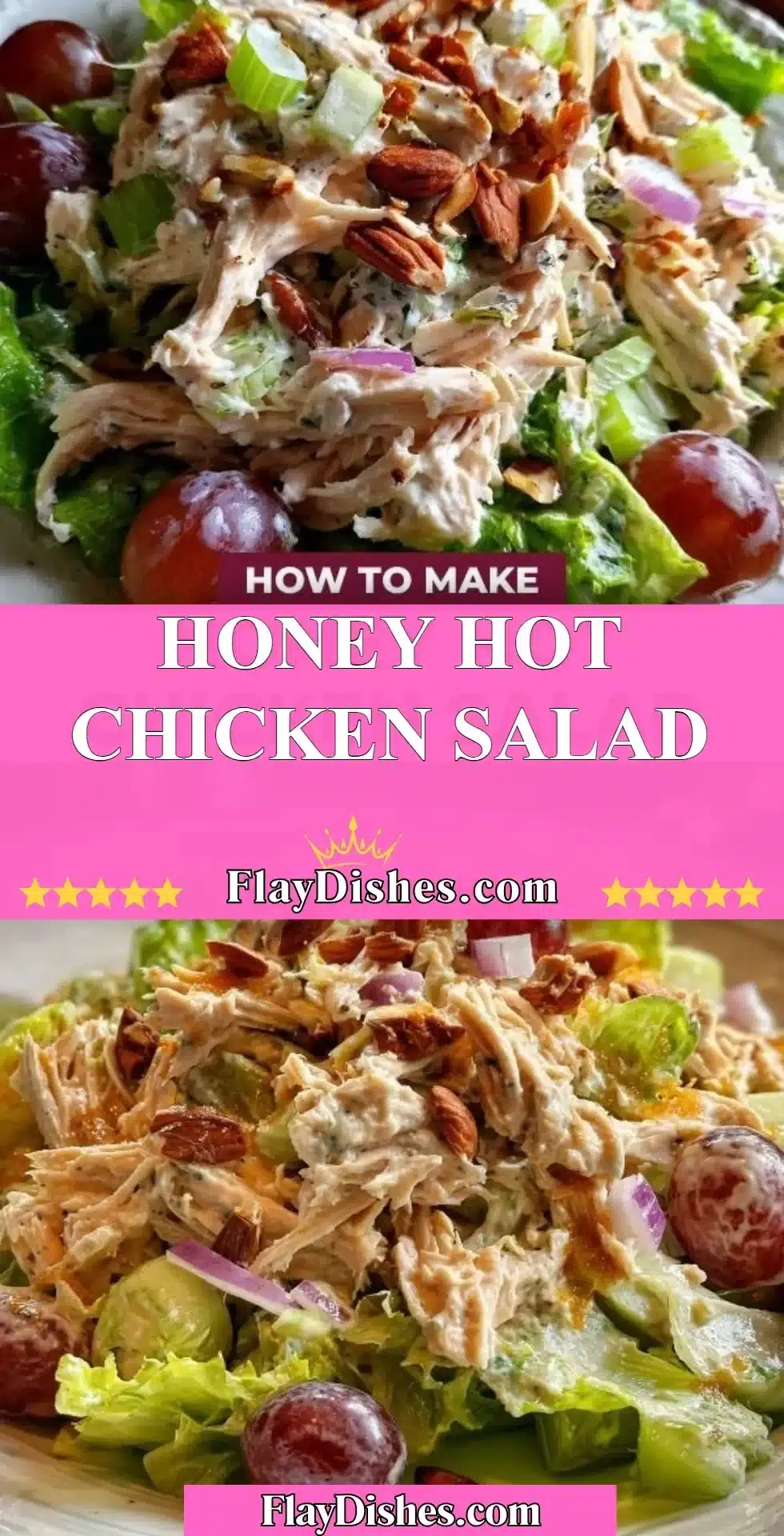Delicious Honey Hot Chicken Salad showcasing spicy and sweet flavors