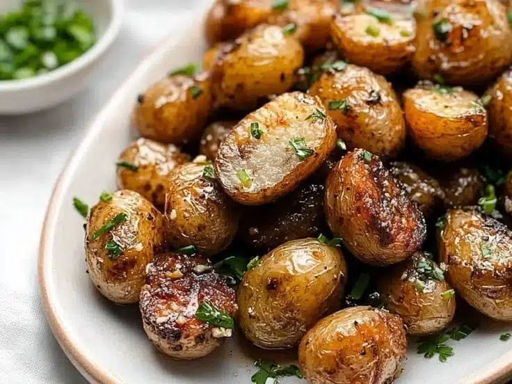 Delicious Ranch Potatoes seasoned with herbs and spices