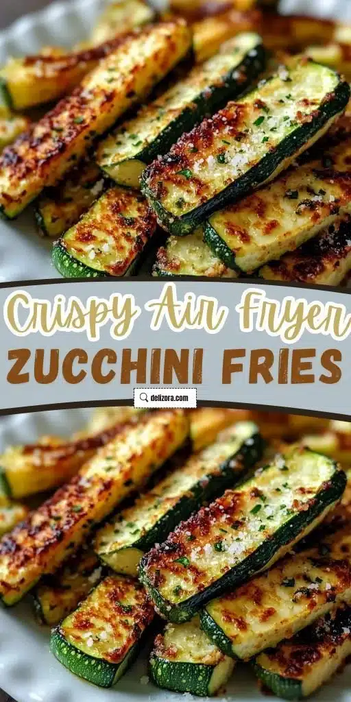 Crispy air fryer zucchini slices served as a healthy snack