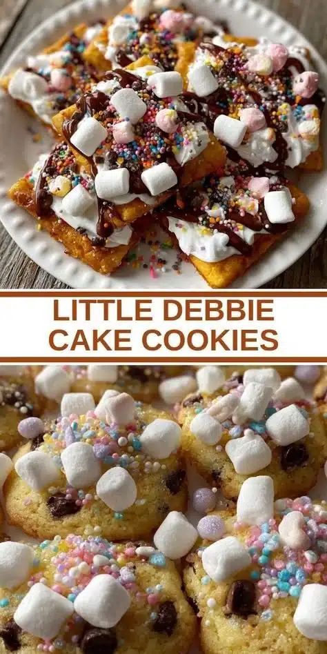 Delicious Little Debbie cake cookies in a colorful assortment.