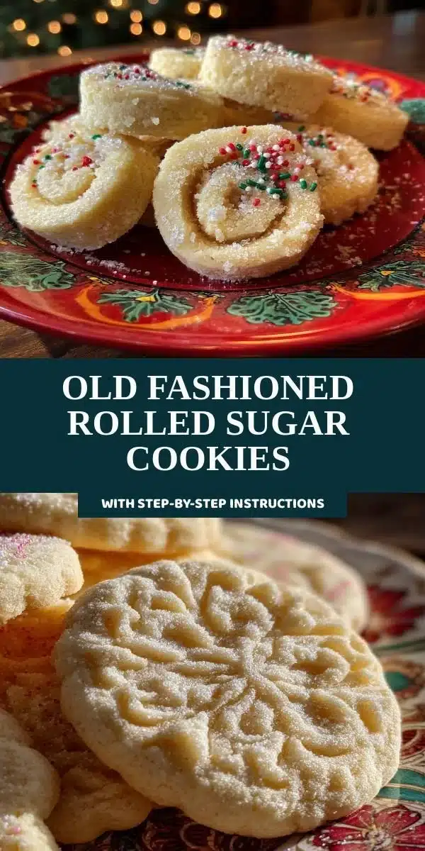 Plate of old fashioned rolled sugar cookies with colorful sprinkles