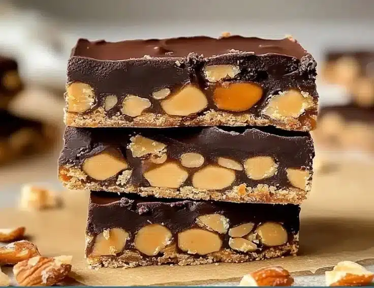 Guilt-free Date Snickers Bars made with natural ingredients for a healthier treat