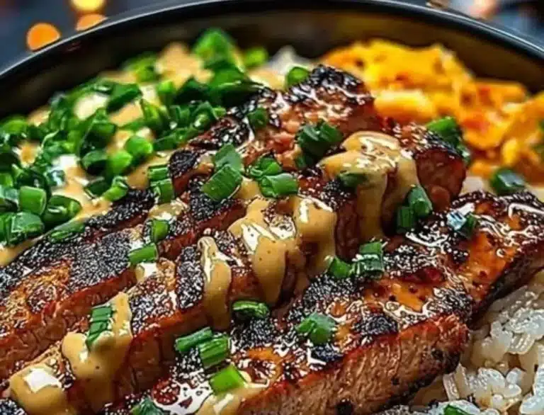 Korean beef bulgogi bowl with marinated beef and fresh vegetables