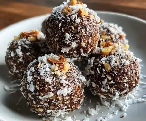Delicious no-bake Dubai chocolate balls, a perfect chocolatey treat for any occasion.